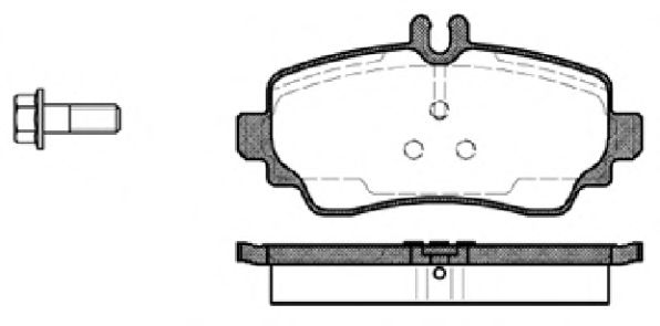 Гальмівні колодки дискові BREMBO арт. 265000