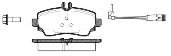 Гальмівні колодки дискові METELLI арт. 265022