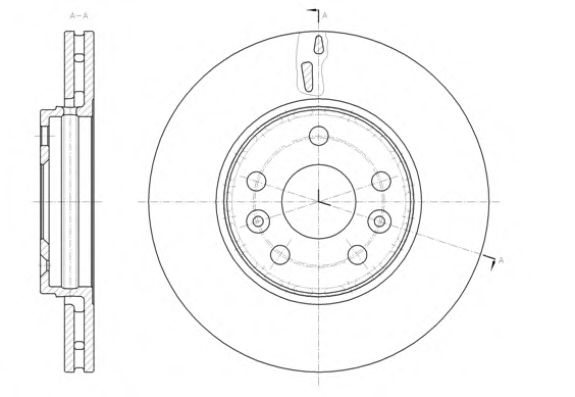 Гальмівний диск BLUEPRINT арт. 6141110