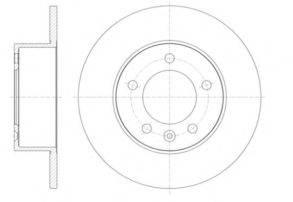 Гальмівний диск BLUEPRINT арт. 6141200