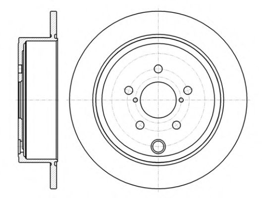 Гальмівний диск BOSCH арт. 6141500