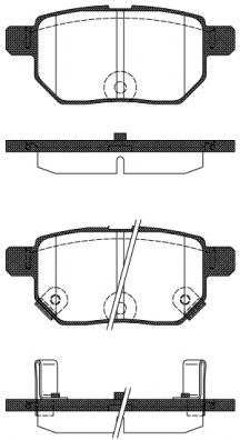 Гальмівні колодки дискові BLUEPRINT арт. 2128622