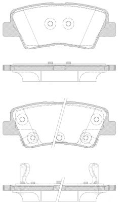 Гальмівні колодки дискові BREMBO арт. 2136242