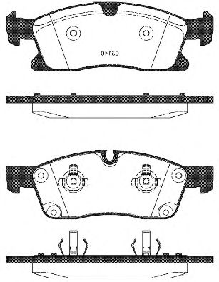 Гальмівні колодки дискові BOSCH арт. 2143010