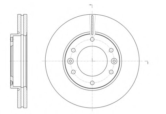 Гальмівний диск BLUEPRINT арт. 6139610