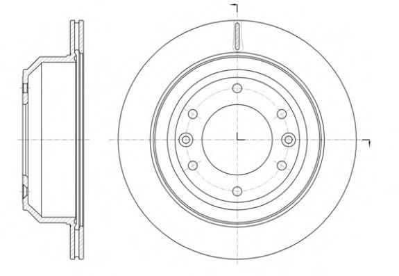 Гальмівний диск BLUEPRINT арт. 6139710