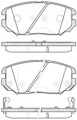 Гальмівні колодки дискові BLUEPRINT арт. 2120412