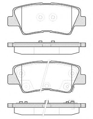 Гальмівні колодки дискові BLUEPRINT арт. 2136252