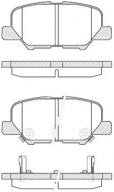 Гальмівні колодки дискові BLUEPRINT арт. 2153602