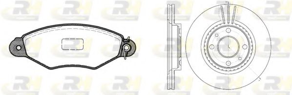 Гальмівний комплект (Диски RH 6144.10 + Колодки RH 2643.01) FEBIBILSTEIN арт. 864305