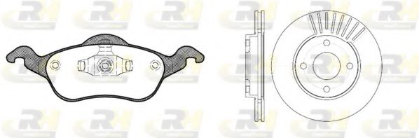 Гальмівний комплект (Диски RH 6575.10 + Колодки RH 2691.00) FERODO арт. 869100