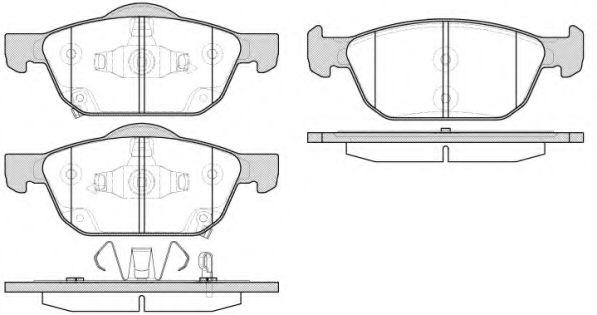 Гальмівні колодки дискові BREMBO арт. 2155202