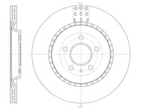 Гальмівний диск BOSCH арт. 6149210