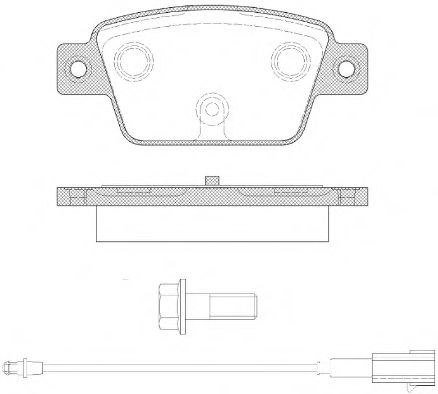 Гальмівні колодки дискові BLUEPRINT арт. 286112