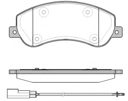 Гальмівні колодки дискові ABS арт. 2125011