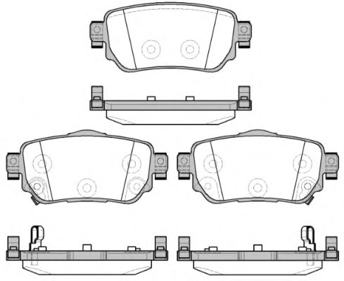 Гальмівні колодки дискові BLUEPRINT арт. 2158202