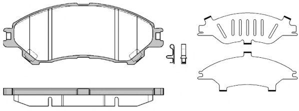 Гальмівні колодки дискові BLUEPRINT арт. 2158902