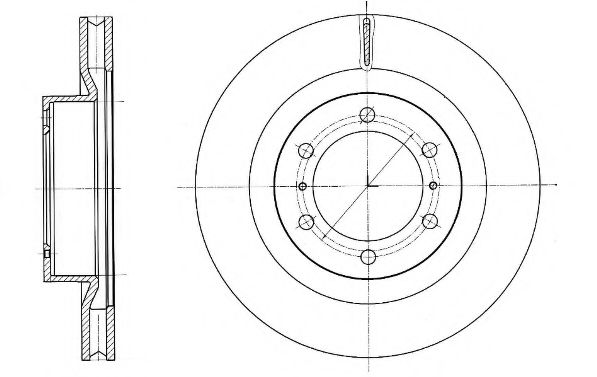 Гальмівний диск BLUEPRINT арт. 6133110