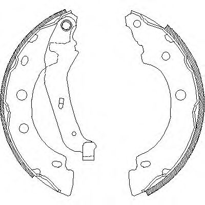 REMSA щоки гальмівні Renault  Kangoo 98- BREMBO арт. 404300