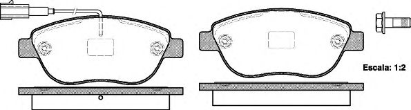 Колодки гальмівні дискові FERODO арт. 085911