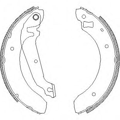 REMSA FORD Щеки тормозные Sierra 82-93 LPR арт. 406200