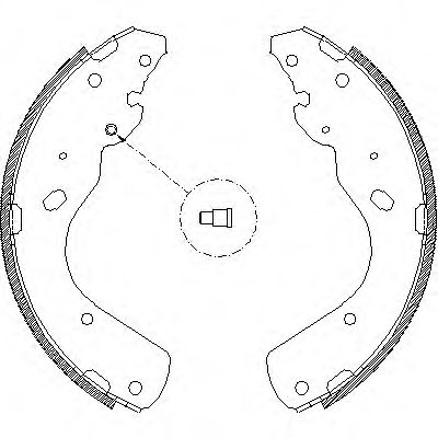 REMSA FORD гальм колодки задн. RANGER 2.5 TD 02-06, MAZDA B-SERIE 2.5 D 02-06 BREMBO арт. 417500