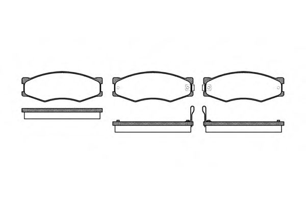 Колодки гальмівні дискові JAPANPARTS арт. 018402