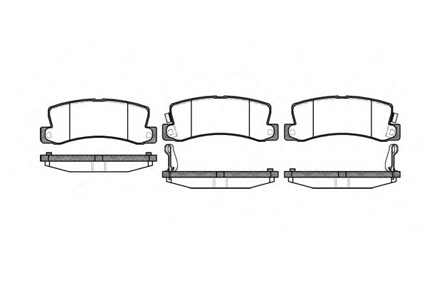 Колодки гальмівні дискові JAPANPARTS арт. 021422