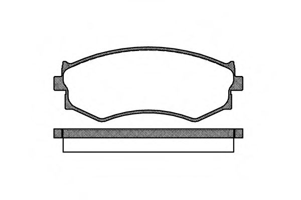 Колодки гальмівні дискові (комплект 4 шт) FRICTION MASTER арт. 028700