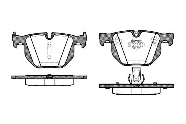 Колодки гальмівні дискові BREMBO арт. 038160