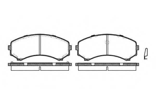 Колодки гальмівні дискові JAPANPARTS арт. 039600