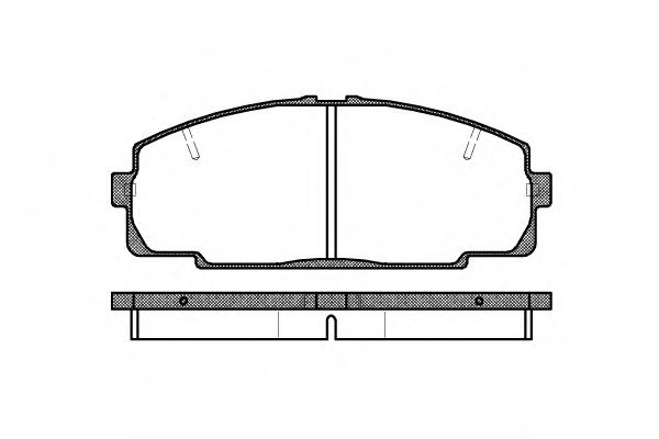 Колодки гальмівні дискові TOYOTA арт. 042120