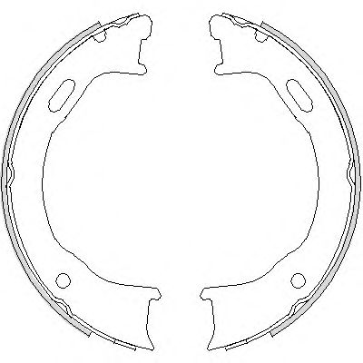 REMSA Колодки гальмівні барабанного типу Cherokee BLUEPRINT арт. 474700