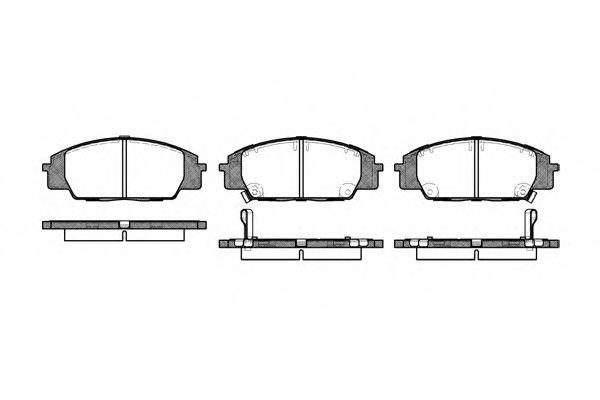 REMSA колод. гальм. передн. HONDA Civic Type-R FRICTION MASTER арт. 073502