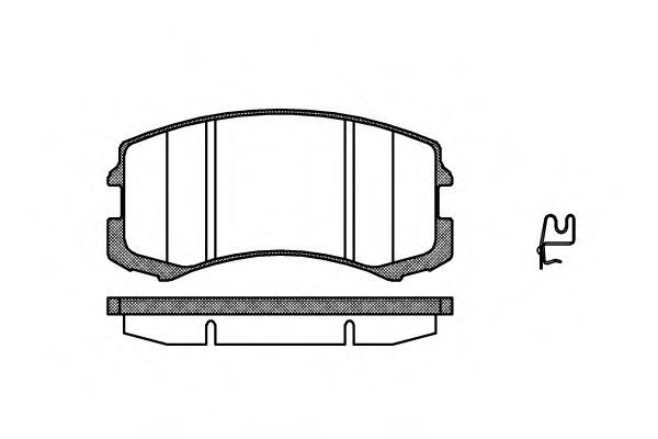 Колодки гальмівні дискові BREMBO арт. 096501