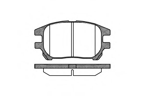 Колодки гальмівні дискові BOSCH арт. 097200