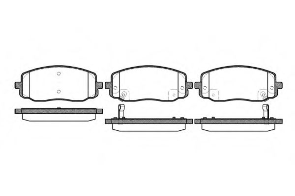 Колодки гальмівні дискові BREMBO арт. 113302