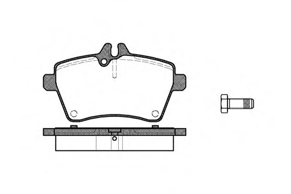 Колодки гальмівні дискові BREMBO арт. 114400