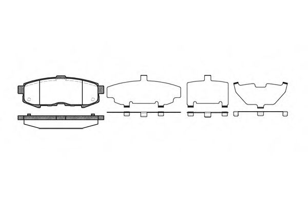 Колодки гальмівні дискові BLUEPRINT арт. 116000