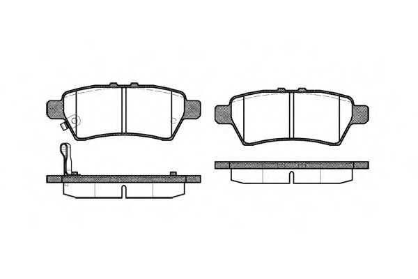 Колодки гальмівні дискові BREMBO арт. 118801