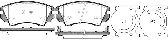 Колодки гальмівні дискові BREMBO арт. 137512