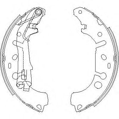 REMSA щоки гальм. OPEL Corsa D 06- BOSCH арт. 419200