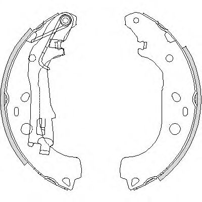 REMSA FIAT щоки гальмівні DOBLO 11/00- TRW арт. 420600