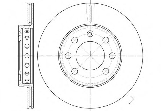 Диск гальмівний BOSCH арт. 659500