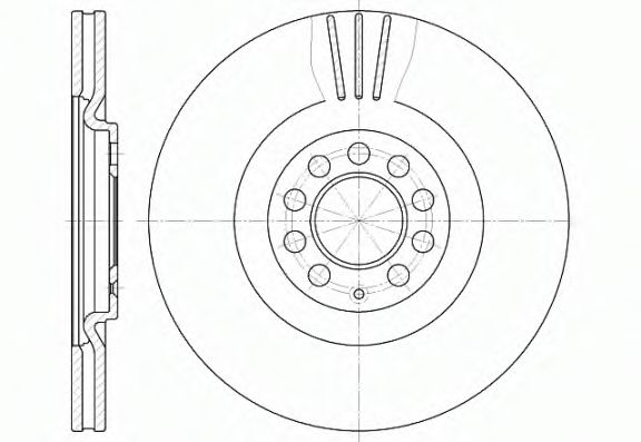 Диск гальмівний BOSCH арт. 659710