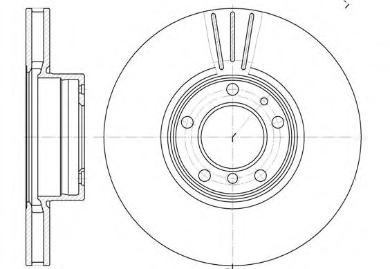 REMSA диск гальмівний передн. BMW E39 520d, 525i, 530d, 530i (324*28.4) 00- BOSCH арт. 659910