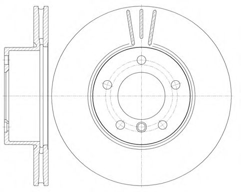 REMSA гальмівний диск передній BMW E81/87/90/91/92 NK арт. 697410