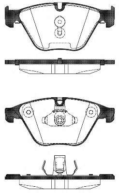 REMSA BMW колодки гальм. передн. 5 Touring (F11) 535 i 10-17 ICER арт. 149600