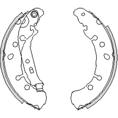 Колодки гальмівні барабанні BREMBO арт. 423800