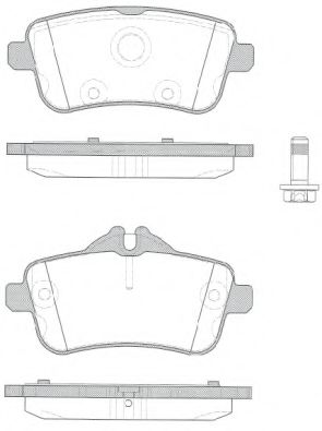 REMSA DB гальмівні колодки передн. W166 M/GL-Class FRICTION MASTER арт. 150310